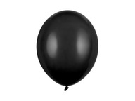 Silné balóny 30cm Pastel Black 100 ks Black Party Deco Balloon