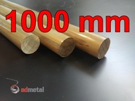 Tyč, mosadzný hriadeľ, mosadz fi 20 mm L=1000 mm