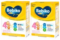 BEBIKO Junior 4 Nutriflor upravené mlieko 2x600