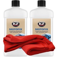 K2 MOTOFIX Leštiace mlieko 1L + Mikrovlákno