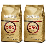 2 ORIGINÁLNE KÁVA LAVAZZA QUALITA ORO ZLATÁ 100% ARABICA GOLD 1KG ZRNKOV!