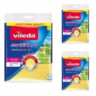 VILEDA ACTIFIBRE rúška na okná ŽLTÁ x 3