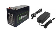 Li-Ion LiPower 17,5Ah 12V batéria, 5A nabíjačka