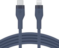 BELKIN Silikónový USB Type-C - Lightning kábel 3m