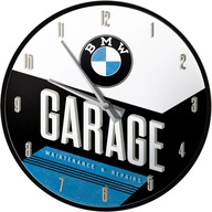 Darčekové retro nástenné hodiny BMW Garage