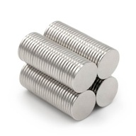 VALEC NEODYMOVÝ MAGNET 10x1 mm SILNÝ, okrúhly, kotúčový, HUNTER - 100 KS