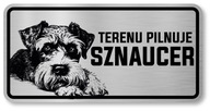 Pozornosť tabletu psa 20x10 Schnauzer