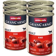 Animonda GranCarno Adult 6x400g - Čisté hovädzie