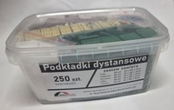 PVC dištančné podložky 32 mm x 10 cm 250s vedro