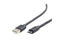 USB 2.0 kábel typu AC AM-CM 1,8m čierny