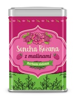 SENCHA RUŽA Čaj S MALINAMI 125g - plechovka