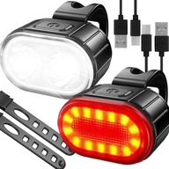 BIKE LAMPA LED PREDNÉ ZADNÉ SVETLO NA RIADITEĽKY