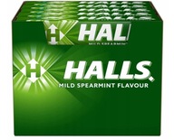 HALLS Mierna mäta klasnatá 33,5 g 20 ks