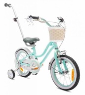 Detský bicykel Heart bike mint 14 palcov