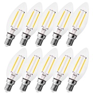 LED žiarovka E14 Filament 2W Edison C35 WARM SVIEČKA