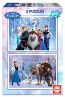 Educa Puzzle 2 x 100 dielikov Frozen