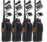 4X WALKIE TALKIE BAOFENG BF888S PMR WALKWAY