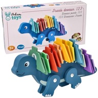 Dinosaurus puzzle s Montessori digitálnymi puzzle pre deti Adam Toys 3+