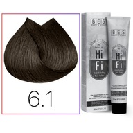 BES Hi-Fi Color krém na farbenie vlasov 6.1 Tmavá popolavá blond 100ml