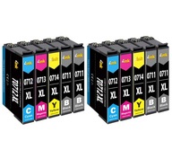 10x ATRAMENTY PRE EPSON SX100 SX105 SX215 SX218 DX7450