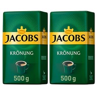 2 ORIGINÁLNE MLETÉ KÁVY JACOBS KRONUNG 500G KÁVOVAR BLOW-OUT FV!