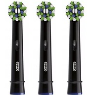 3x BRAUN ORAL-B CROSS ACTION MAXI BLACK TIP