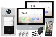 IP videovrátnik APP pre 2 rodinné vily LCD Hikvision