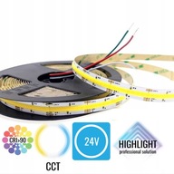 1m COB LED PÁS 640 LED/m 2700-6500K teplý studený neutrál CCT 16W 24V