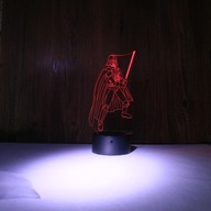 3D NOČNÁ LAMPA STAR WARS VADER DARČEK NA DIAĽKU