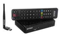 dekodér tuner DVB-T DVB-T2 STB WIWA H265 LITE wifi