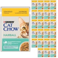 20+4 vrecúšok Purina Cat Chow Hairball 24x85g