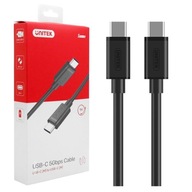 Kábel UNITEK kábel 2x USB-C, Data, Video 4K 60Hz