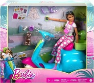 HGM55 Bábika Barbie na kolobežke krásny veľký set