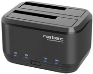 Natec Kangaroo Dual 2,5/3,5-palcový USB 3.0 HDD dokovacia stanica + napájací adaptér