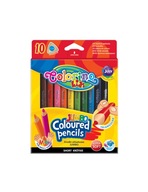 Ceruzky MINI COLORINO krátke JUMBO, 10 farieb