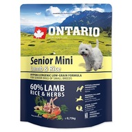 ONTARIO SENIOR MINI LAMB LAMB 750g