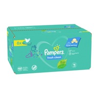 Pampers fresh & clean obrúsky 6 x 80 = 480 ks.