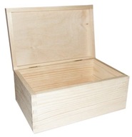 Drevená krabica, rakva - 21,5 x 13,8 x 10 cm