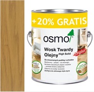 OSMO 3065 tvrdý vosk OLEJ Číry OLEJOVÝ VOSK POLOMATNÝ 2,5L + 20% = 3L