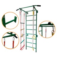 Gymnastický rebrík + hrazda + lano, Ihrisko