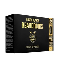 Kapsuly na rast fúzov Angry Beards Beardroids