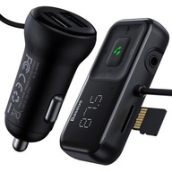 BASEUS NABÍJAČKA FM VYSIELAČ BLUETOOTH AUX 2xUSB