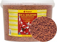 TROPICAL Koi&Goldfish Color Sticks 900g/11L Pond Krmivo