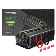 Menič napätia 12V 230V 2000W Sínus