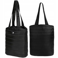 4F športová taška, dámska mestská taška cez rameno, čierna