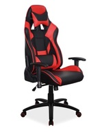 Otočná kancelárska stolička SUPRA čierna / červená