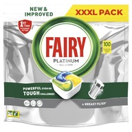 Fairy Platinum Lemon Kapsule do umývačky riadu 100 kusov
