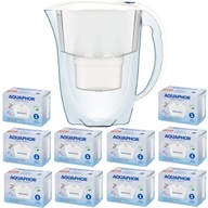 Filtračná kanvica Aquaphor 2,8 l + 10 kartuší biela