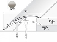 PRAH A75 58mm INOX 180cm