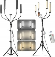 F&V KOZMETICKÁ LAMPA NA OBOČIE MIHALY SO 4 RAMIENKAMI, ŠTVORRAMIENKAMI, 30W, STOJÍK